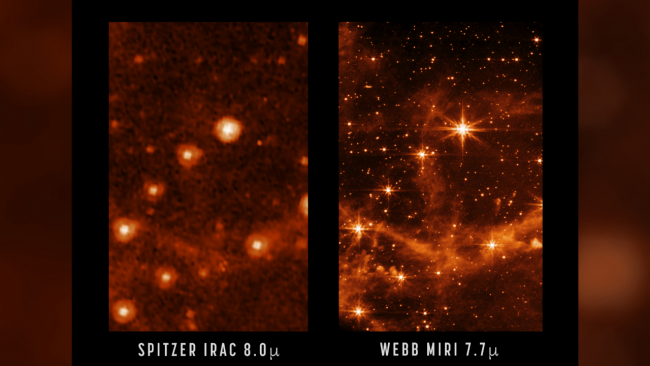 Fotoğraf: NASA/JPL-Caltech (sol), NASA/ESA/CSA/STScI (sağ)